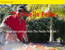 Tablet Screenshot of paellafella.com.au